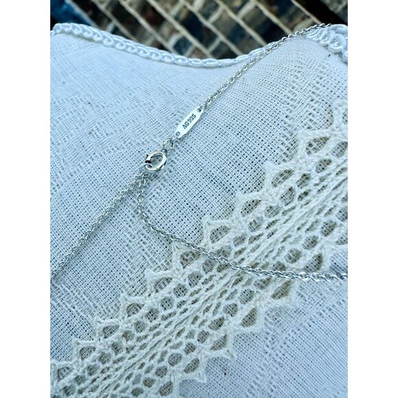 RARE RETIRED Tiffany & Co. 19mm Ball Pendant Necklace in Silver, Adjustable - Picture 8 of 9